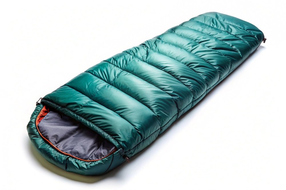 used down sleeping bag