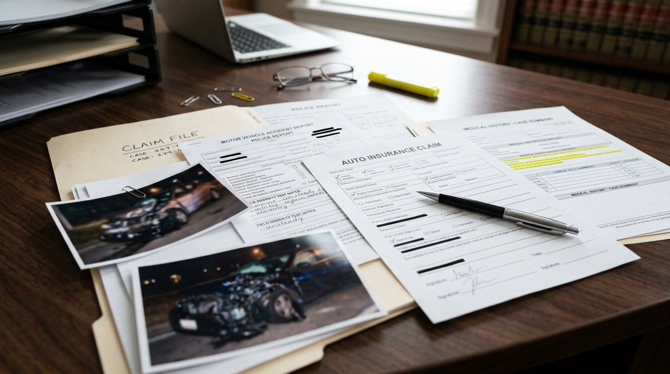 New York drunk driving accident injury claim review documents
